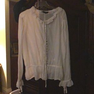 Beautiful soft white blouse